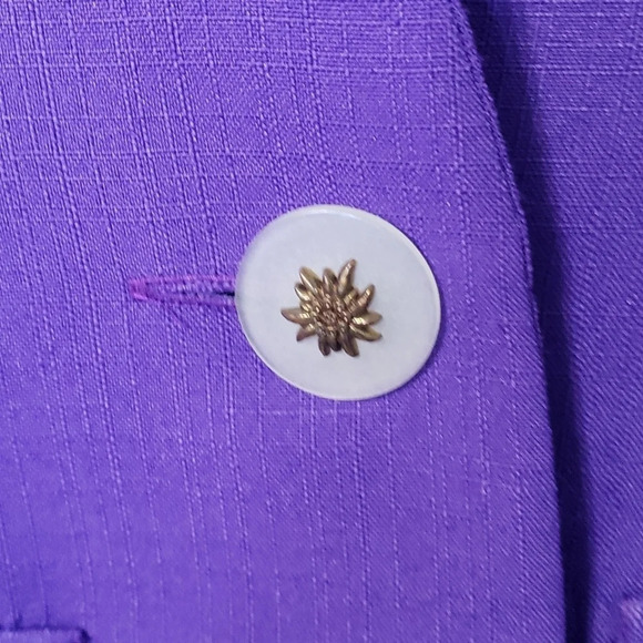Vintage Purple Blazer - Picture 9 of 13